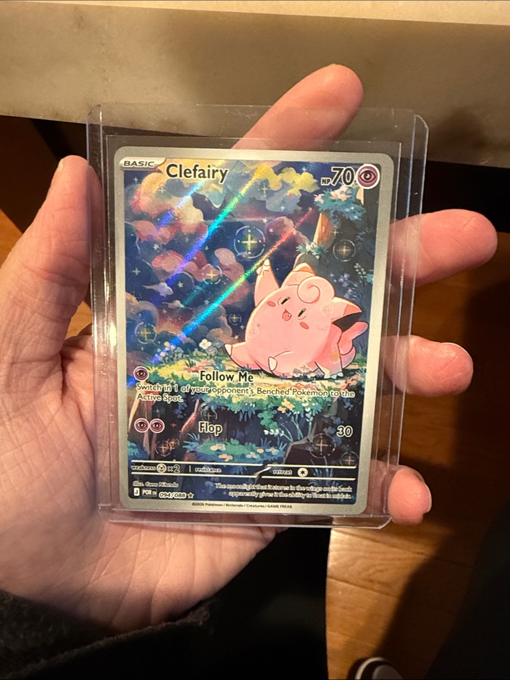 Clefairy Pokémon Holo Pokémon 094/88